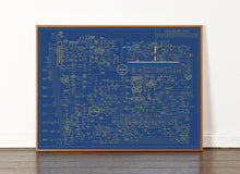 Acid House Love Blueprint - A History of Dance Music and Rave Culture (Blue)