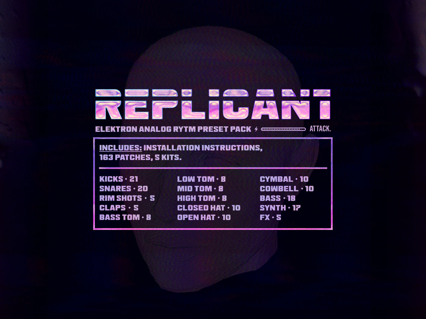 Replicant Sounds - Elektron Analog Rytm Preset Pack