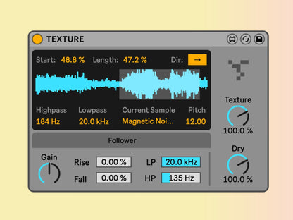 TEXTURE MAX FOR LIVE