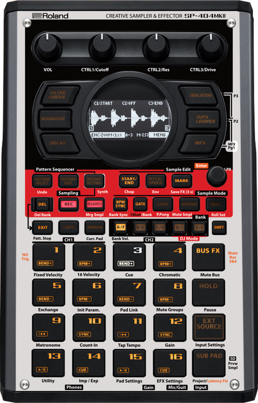 Roland SP-404 MK2 Skins