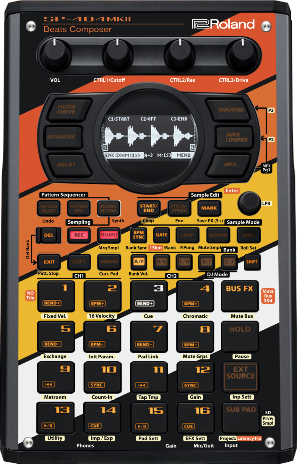 Roland SP-404 MK2 Skins