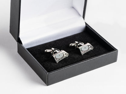 Technics SL-1200 Silver Sterling Cufflinks