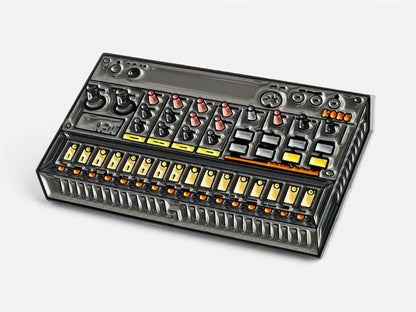 Korg Volca Beats Enamel Pin Badge