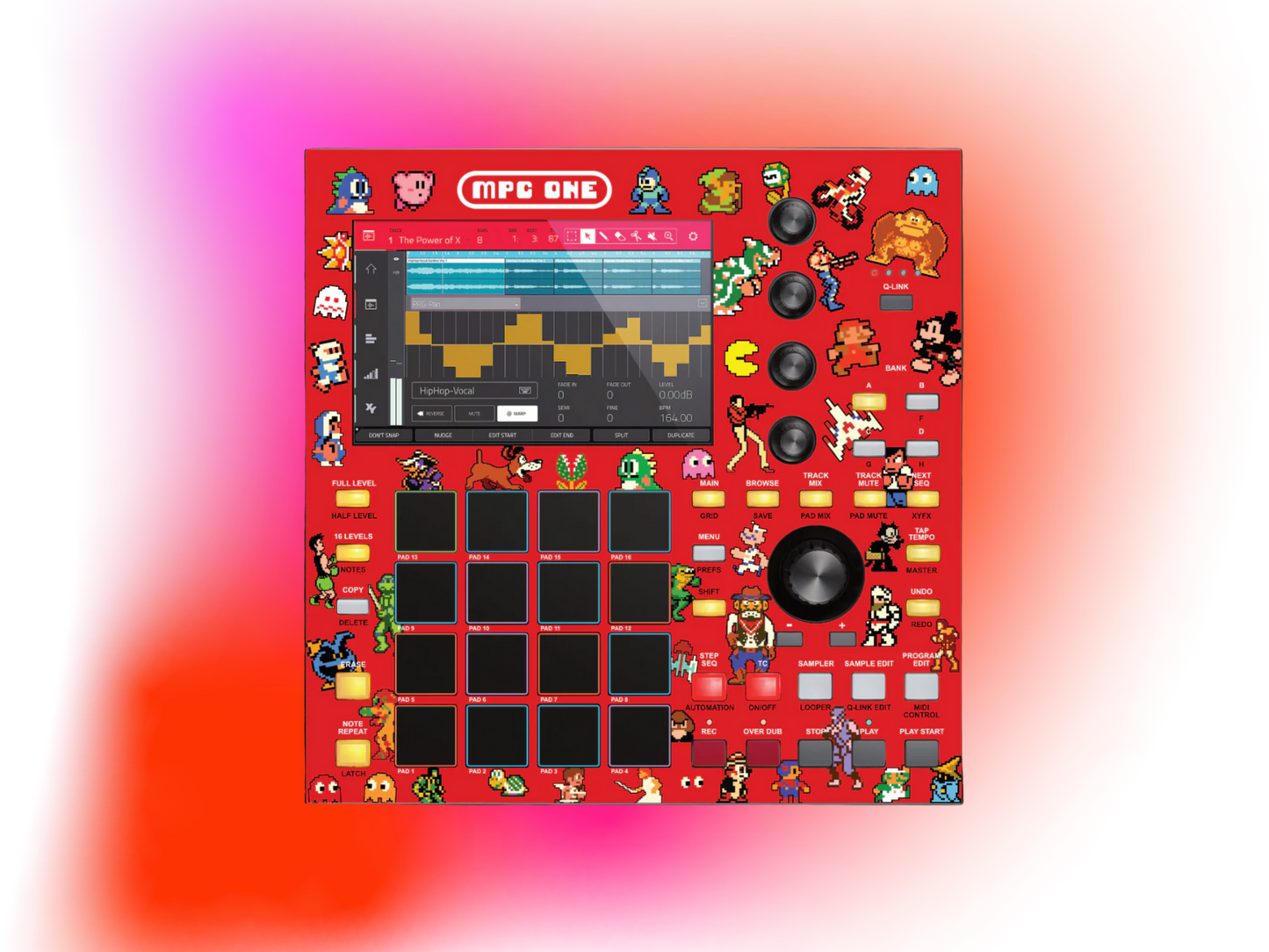 Akai MPC One NES Tribute Skin