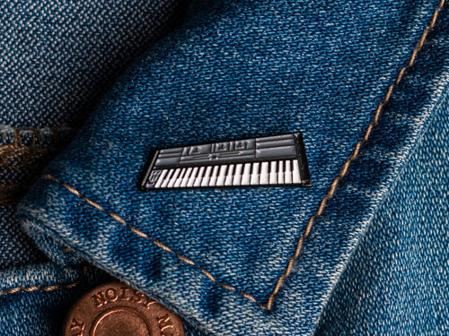 MIDI Keyboard Enamel Pin Badge