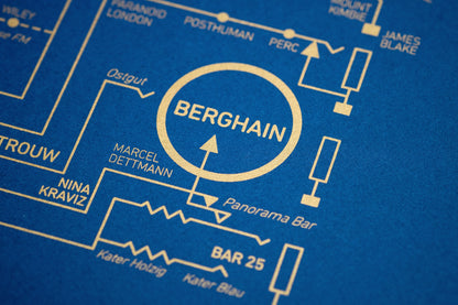 Acid House Love Blueprint - A History of Dance Music and Rave Culture (Blue)