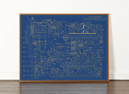 Acid House Love Blueprint - A History of Dance Music and Rave Culture (Blue)