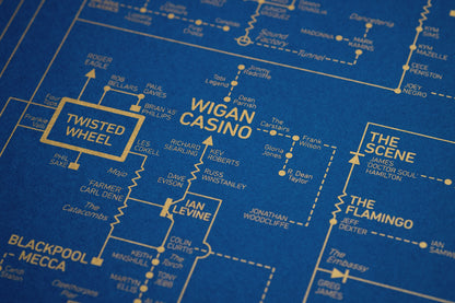 Acid House Love Blueprint - A History of Dance Music and Rave Culture (Blue)