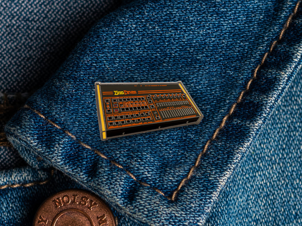 LinnDrum Enamel Pin Badge