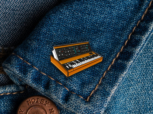 Minimoog Enamel Pin Badge