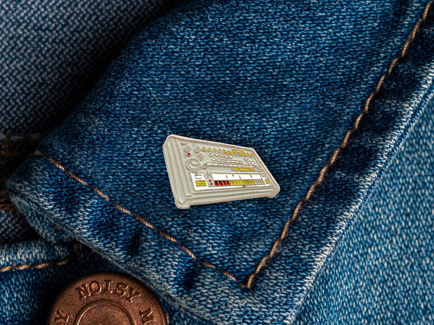 Roland TR-808 Enamel Pin Badge