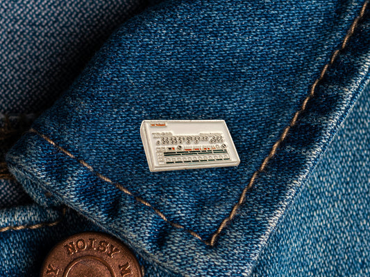 Roland TR-909 Enamel Pin Badge