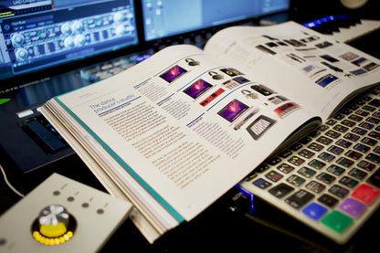 the-secrets-of-dance-music-production-book-layed-out-on-a-desck