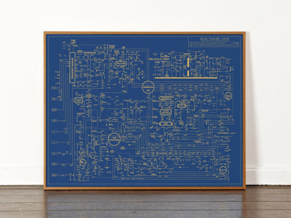 Acid House Love Blueprint - A History of Dance Music and Rave Culture (Blue)